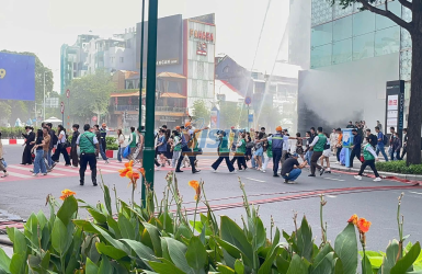 DIỄN TẬP PCCC & CNCH TẠI SAIGON CENTRE