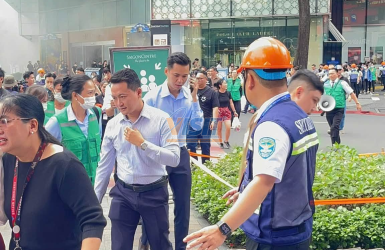 DIỄN TẬP PCCC & CNCH TẠI SAIGON CENTRE